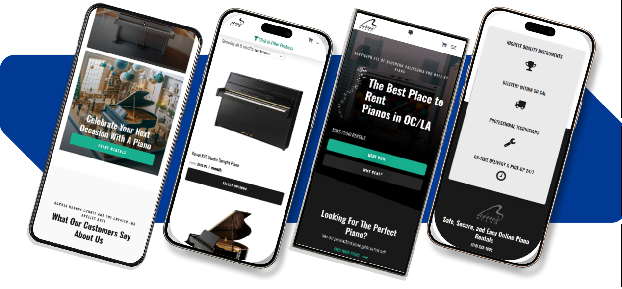 Kims Piano case study showcase