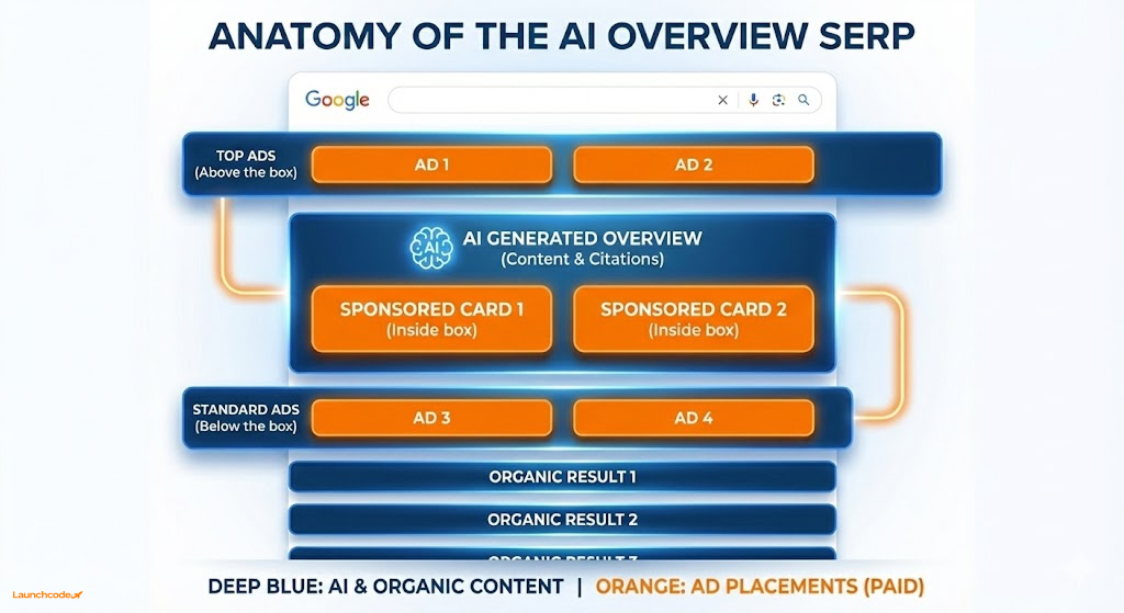 Anatomy of the AI Overview SERP