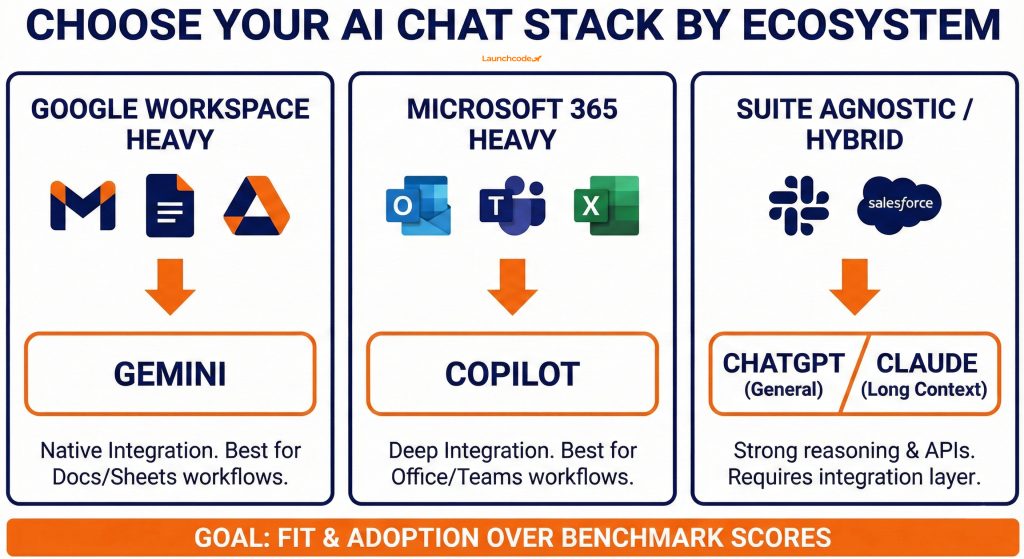 The best LLM for business owners: which AI chat should you use? 1 Choose Your AI Chat Stack by Ecosystem