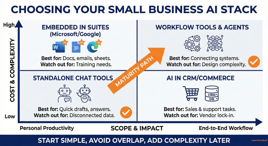 Choosing Your Small Business AI Stack