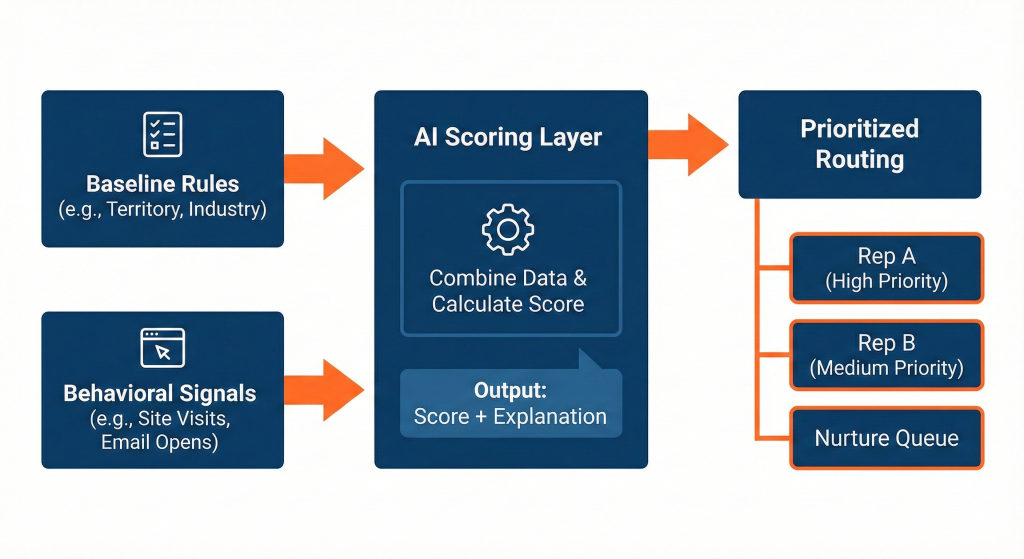 Modern AI Scoring & Routing Model
