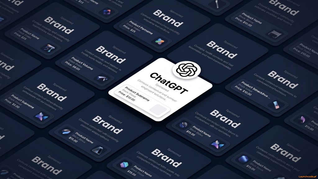 ChatGPT ads are live: A complete breakdown 9 ChatGPT Isometric sponsored ad card array