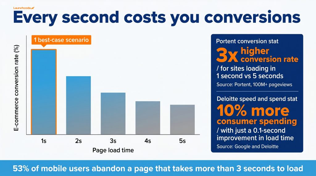 Technical SEO audit: How to find and fix what is holding your site back 3 Page speed versus conversion rate drop-off