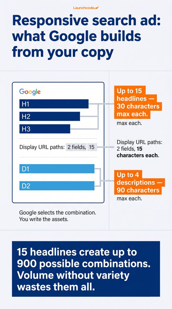The anatomy of a responsive search ad