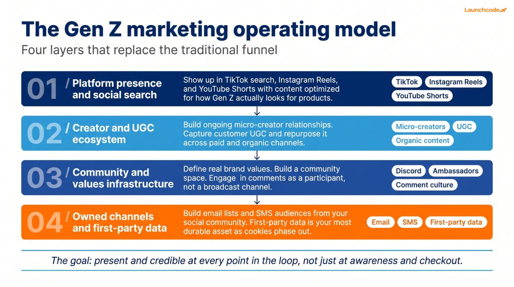The four-layer operating model