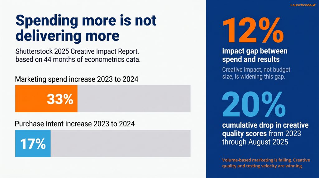 The marketing spend vs. impact gap