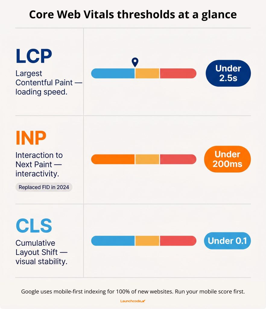 On-page SEO guide: How to optimize every page you publish 4 Core Web Vitals thresholds at a glance