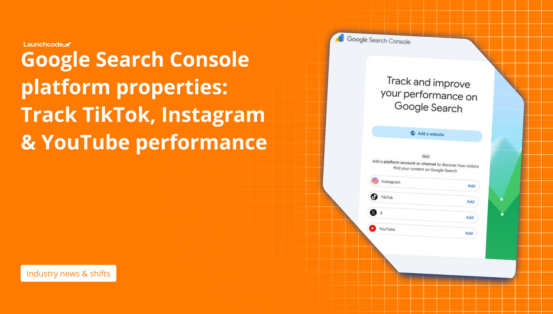 Google Search Console platform properties Track TikTok, Instagram & YouTube performance