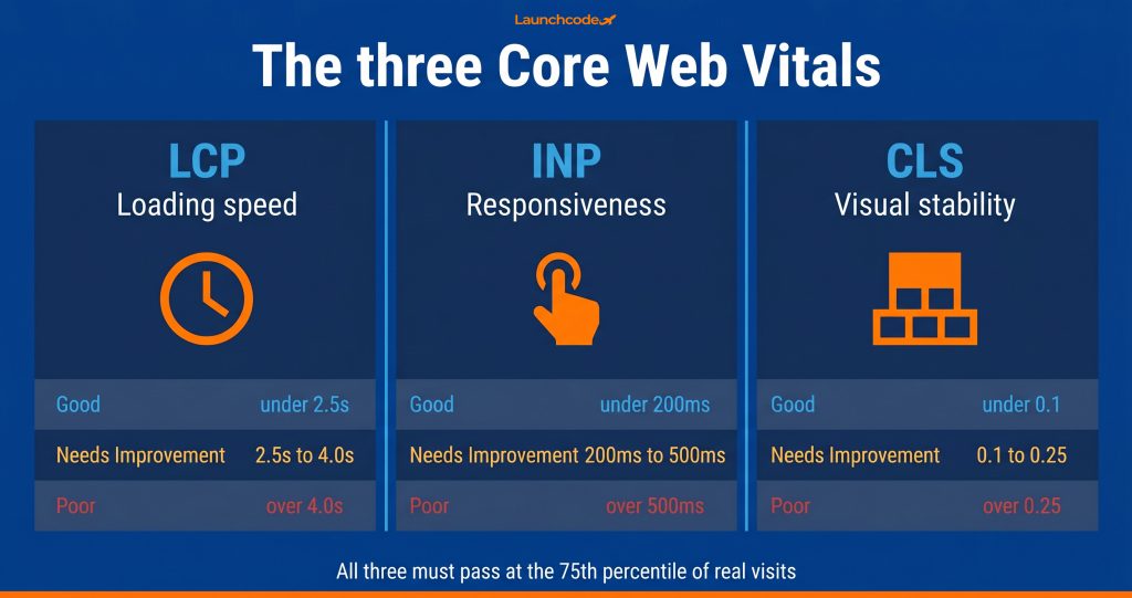 Core Web Vitals guide: What they are and how to improve them 1 The three Core Web Vitals at a glance