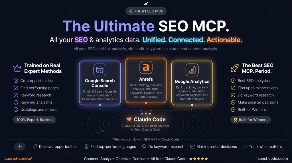 The SEO MCP playbook: Unify your data and act on it 1 The ultimate SEO MCP
