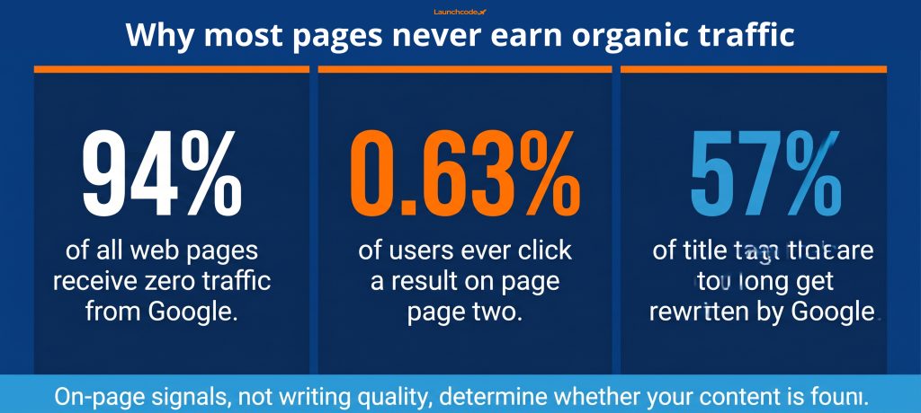 On-page SEO guide: How to optimize every page you publish 1 Why most pages never earn organic traffic