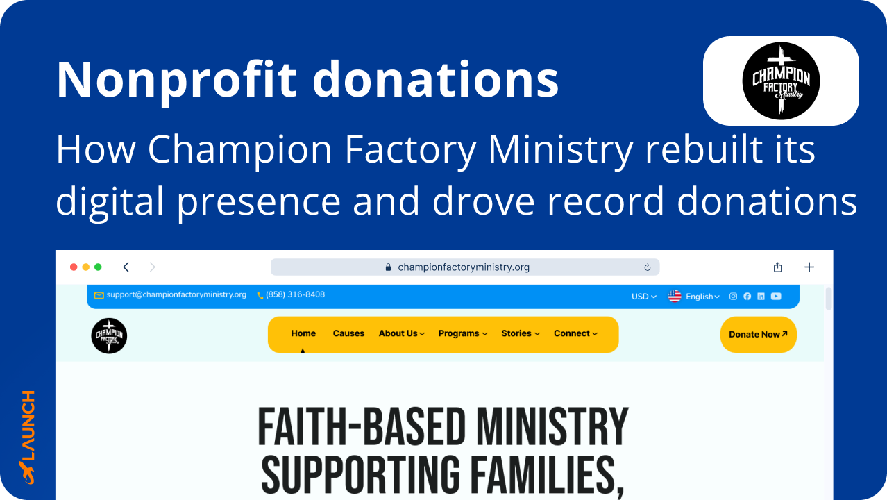 Champion Factory Ministry case study featured image