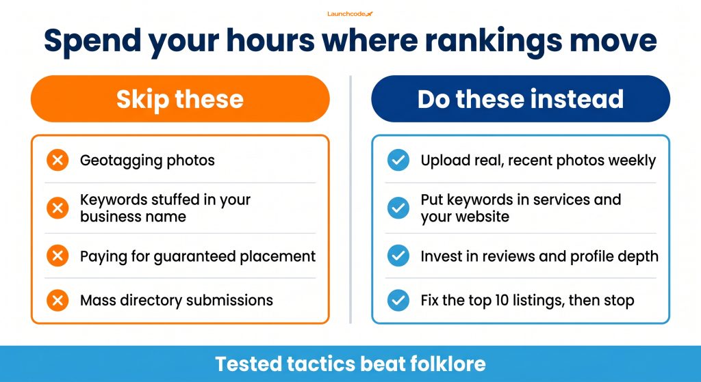 How to rank in the Google map pack: A step-by-step guide 4 Map pack tactics, what works versus what wastes time