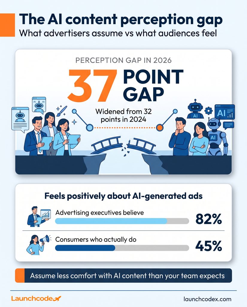 The AI content perception gap