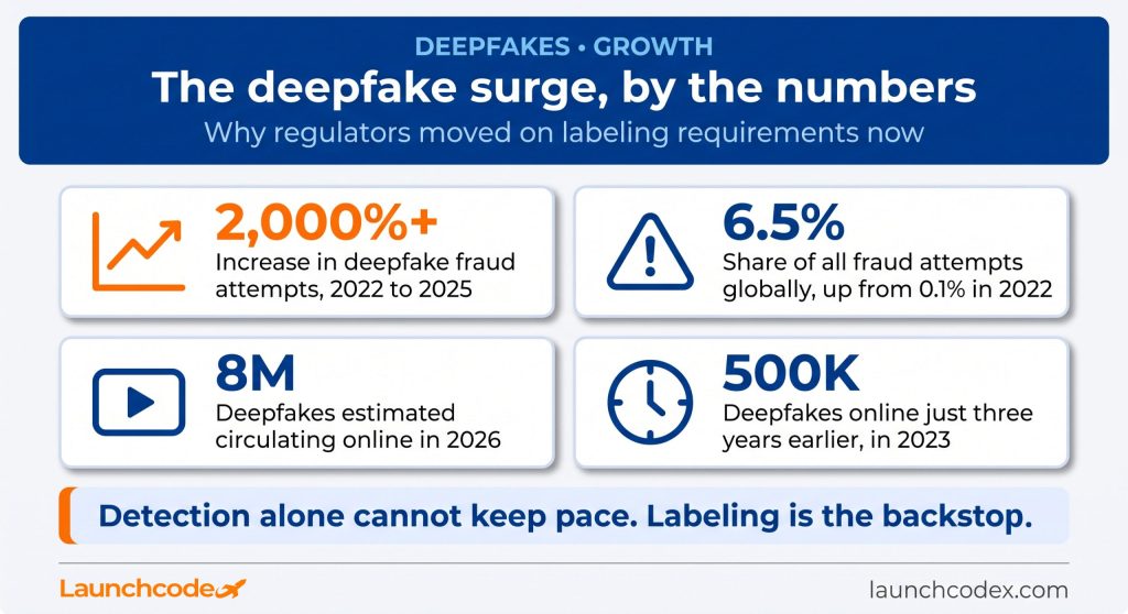 The deepfake surge, by the numbers