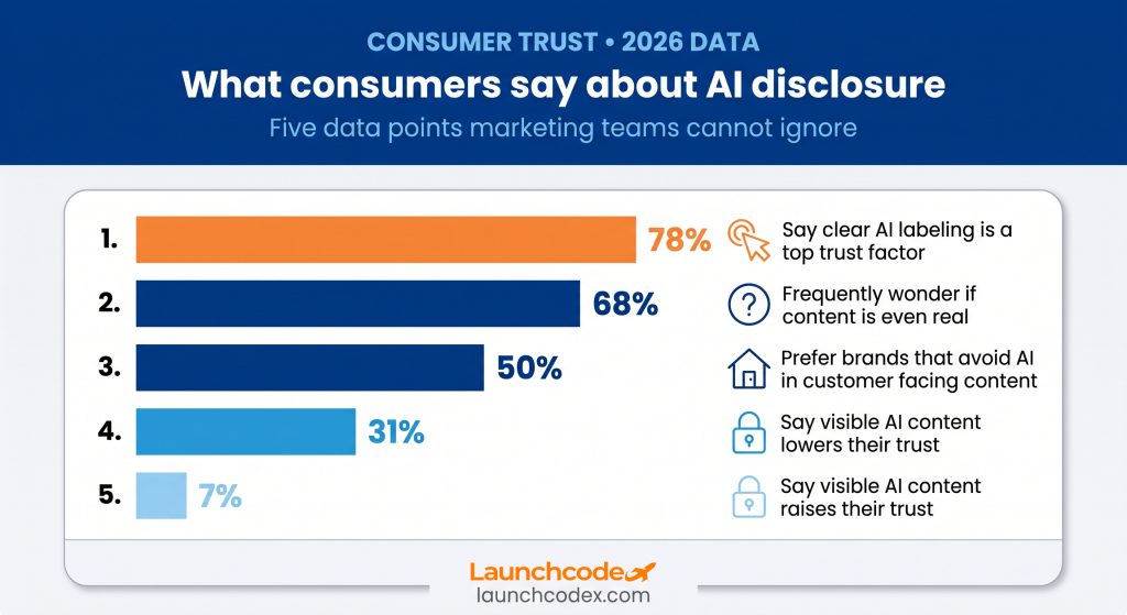 What consumers say about AI disclosure