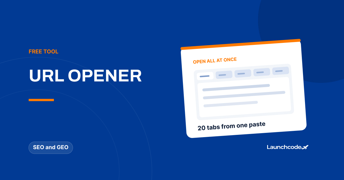 Tool for opening multiple tabs quickly